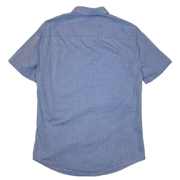 ⚡️SOLD⚡️Armani Exchange Men's Youth Ditsy-Print Dobby Shirt Slim Fit Button Down - Picture 4 of 16